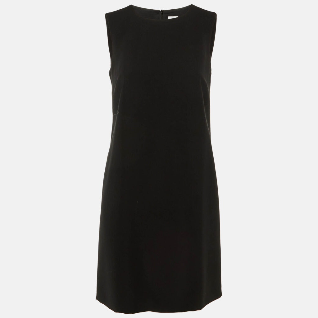 M Missoni Black Crepe Sleeveless Shift Dress S