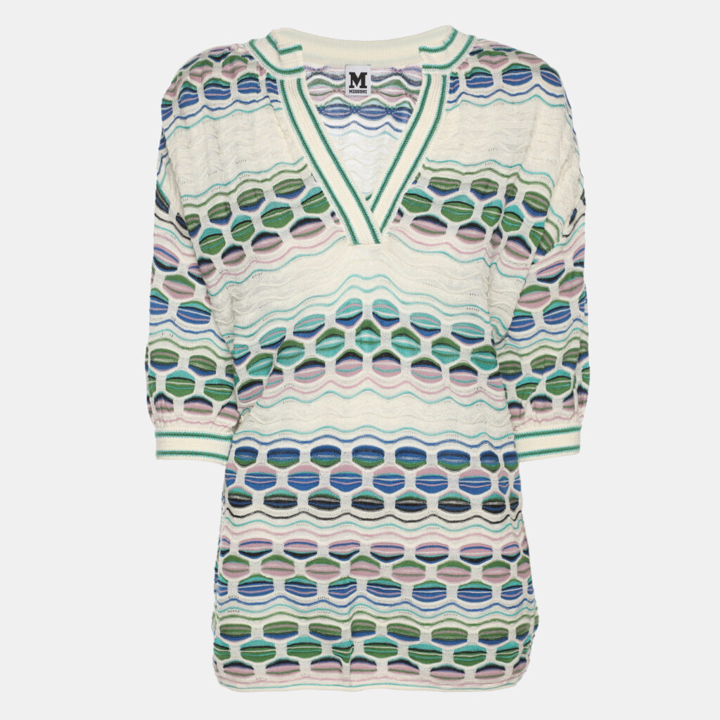 M Missoni Multicolor Knit Tunic S