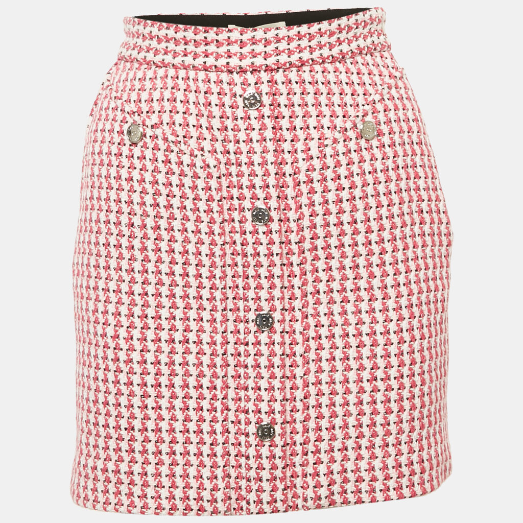luxury-women-maje-new-clothes-p1181004-002.jpg Maje Pink Tweed Mini Skirt XS