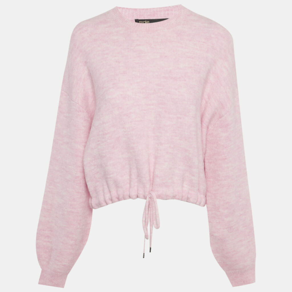 Maje Pink Wool Blend Sweater S