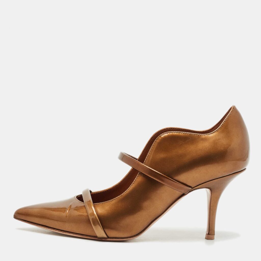 Malone Souliers Brown Patent Leather Maureen Pumps Size 36 Malone Souliers Brown Patent Leather Maureen Pumps Size 36