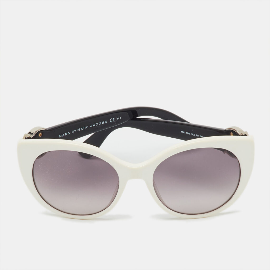 Marc by Marc Jacobs White/Grey Gradient MMJ396/S Cat-Eye Sunglasses Marc by Marc Jacobs White/Grey Gradient MMJ396/S Cat-Eye Sunglasses