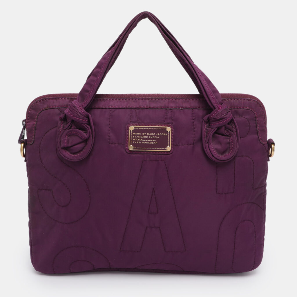 Marc By Marc Jacobs Purple Nylon Pretty 13 Laptop Bag Marc By Marc Jacobs Purple Nylon Pretty 13 Laptop Bag