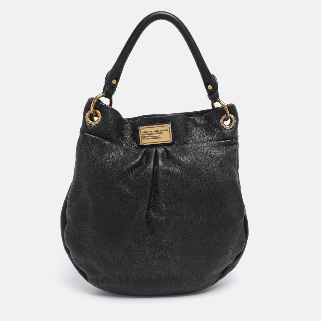 Marc by Marc Jacobs Black Leather Classic Q Hillier Hobo Marc by Marc Jacobs Black Leather Classic Q Hillier Hobo