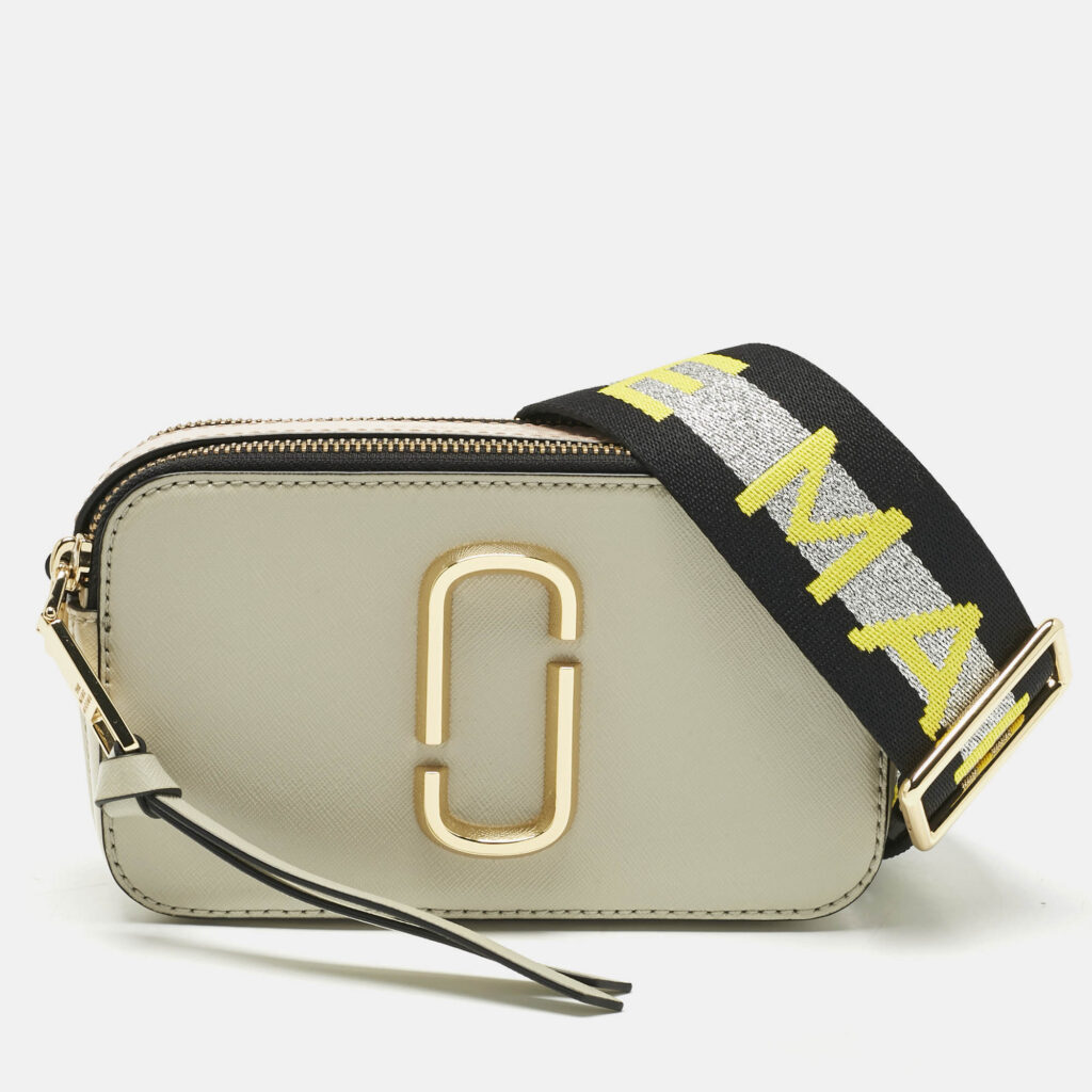 Marc Jacobs Tricolor Patent Leather Snapshot Camera Crossbody Bag