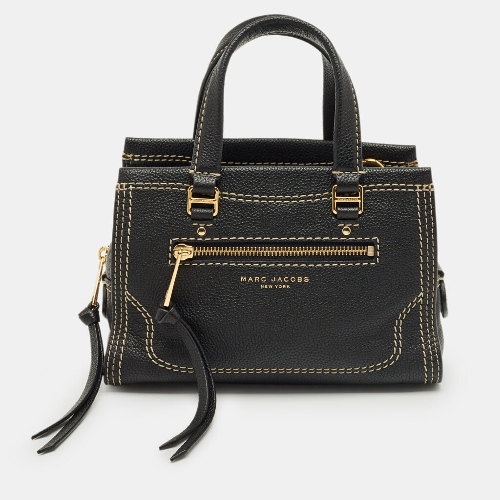 Marc Jacobs Black Leather Mini Cruiser Bag