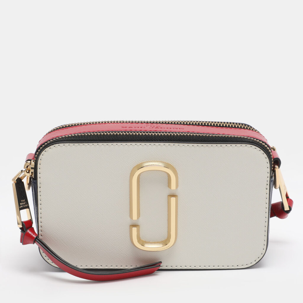 Marc Jacobs Snapshot Camera Tricolor Leather Crossbody Bag