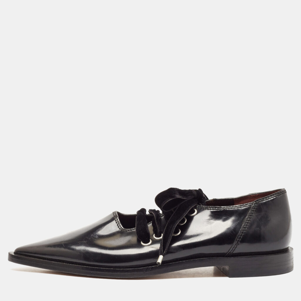 Marc Jacobs Black Patent Leather Derby Size 36.5 Marc Jacobs Black Patent Leather Derby Size 36.5