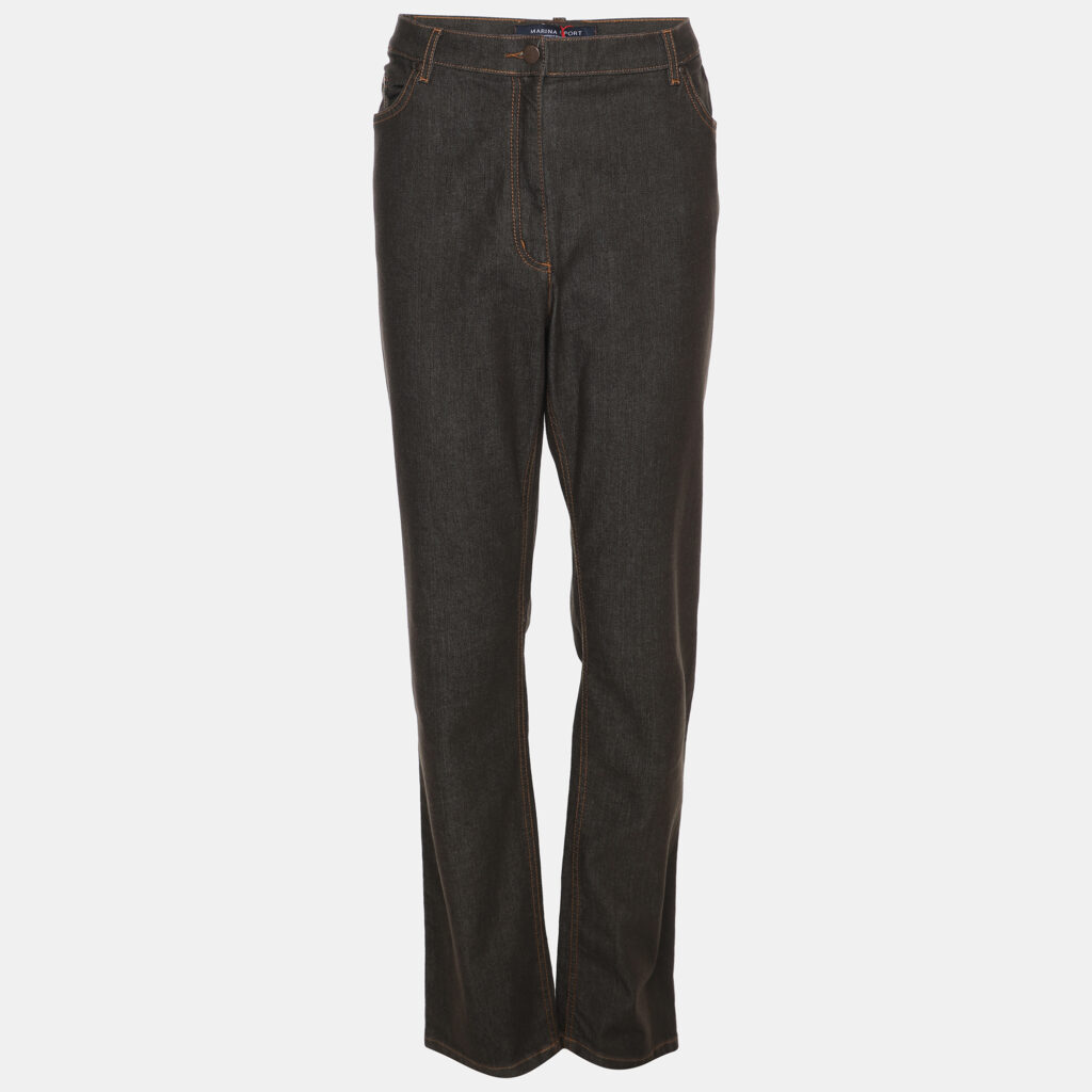 Marina Sport by Marina Rinaldi Brown Denim Jeans L Marina Sport by Marina Rinaldi Brown Denim Jeans L