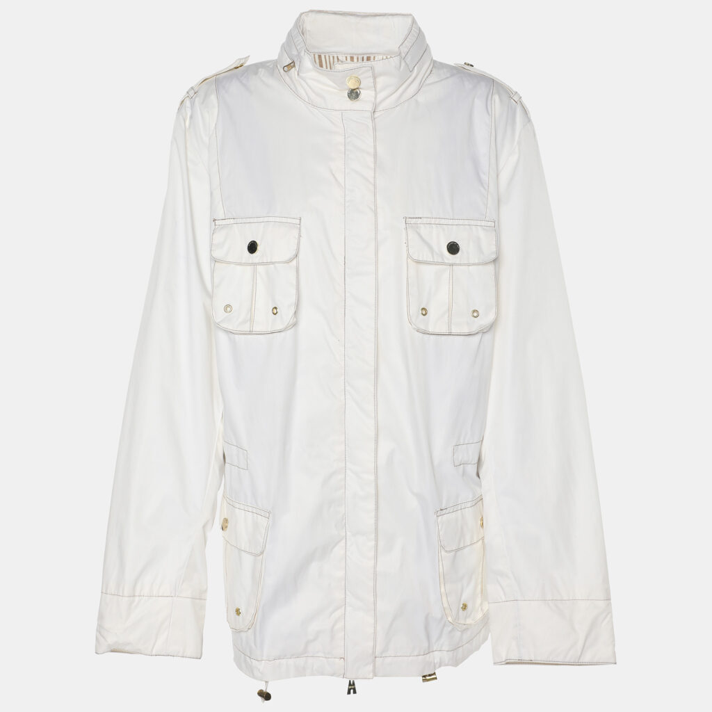 luxury-women-marina-rinaldi-used-clothes-p1186023-002.jpg Marina Sport by Marina Rinaldi White Nylon Blend Zip Jackets L
