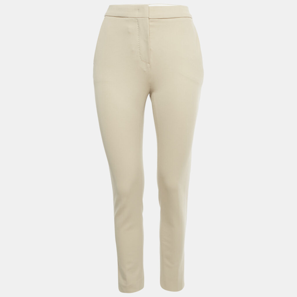 Max Mara Beige Crepe Formal Trousers S Max Mara Beige Crepe Formal Trousers S