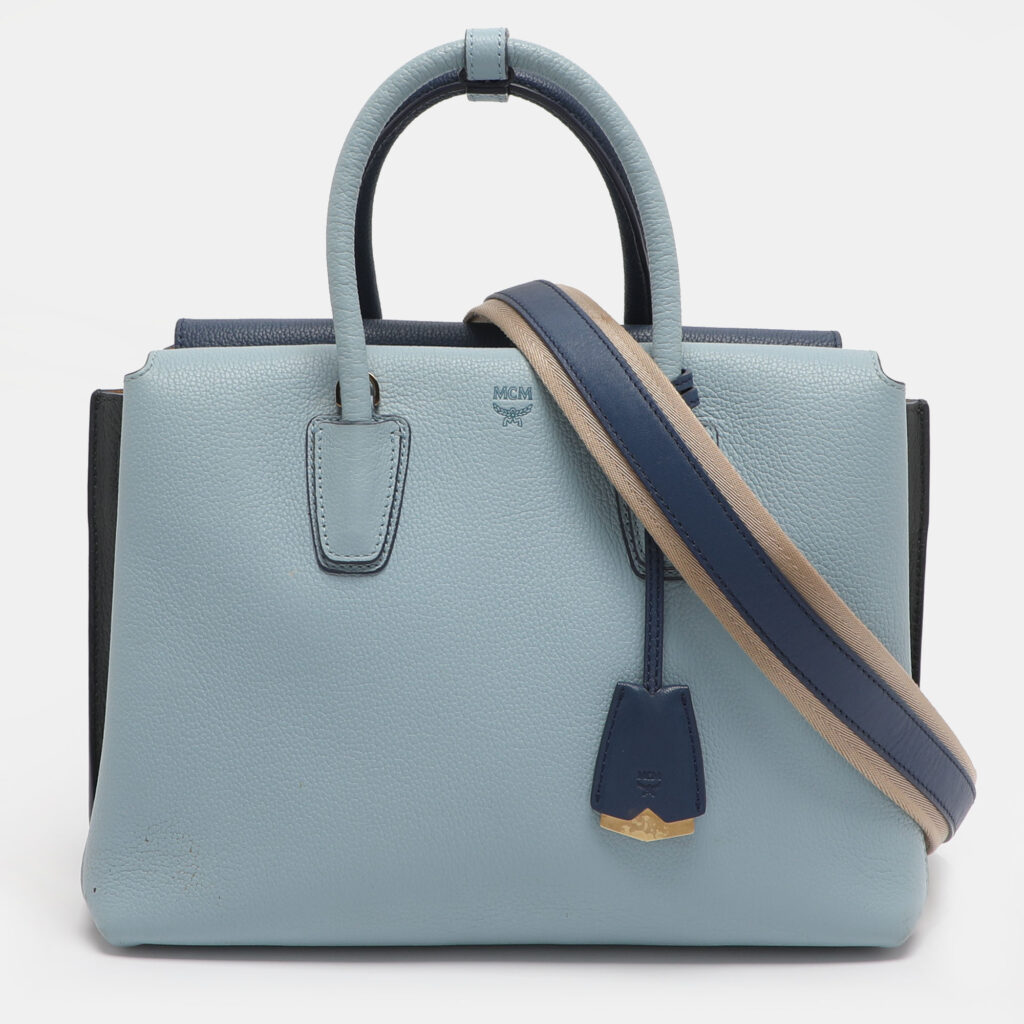 MCM Tricolor Leather Medium Milla Tote