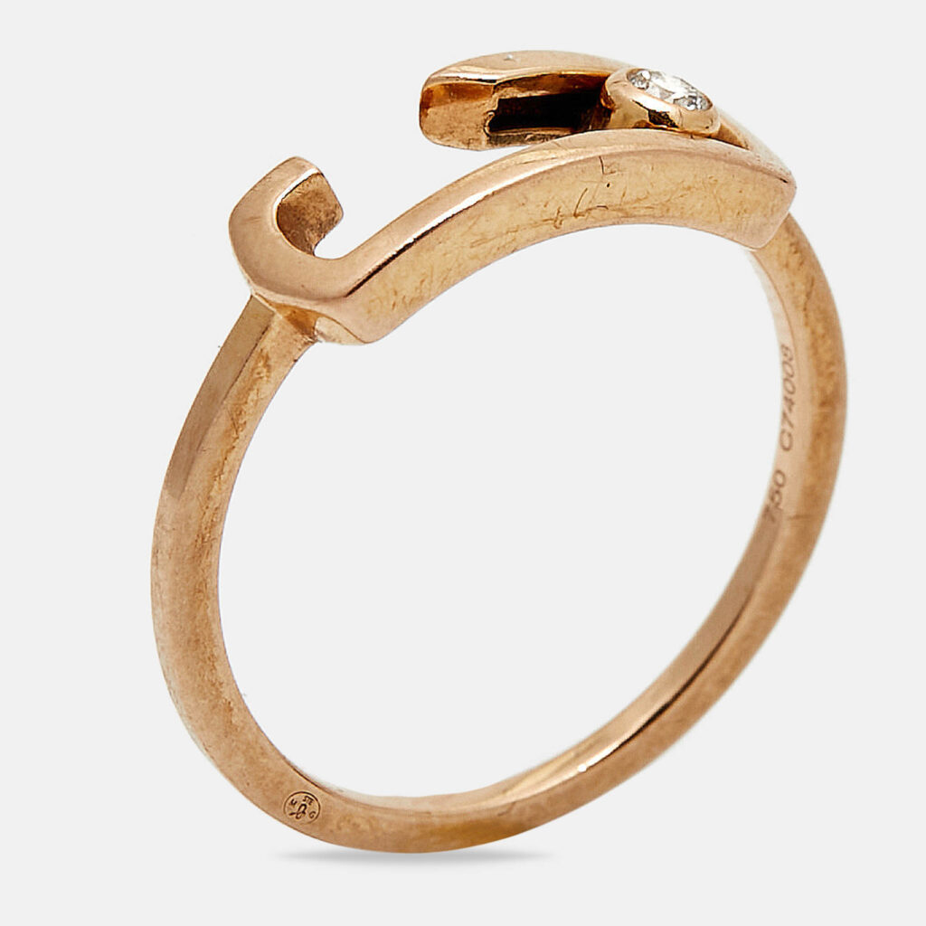 Messika by Gigi Hadid Move Addiction Diamond 18k Rose Gold Ring Size 52 Messika by Gigi Hadid Move Addiction Diamond 18k Rose Gold Ring Size 52