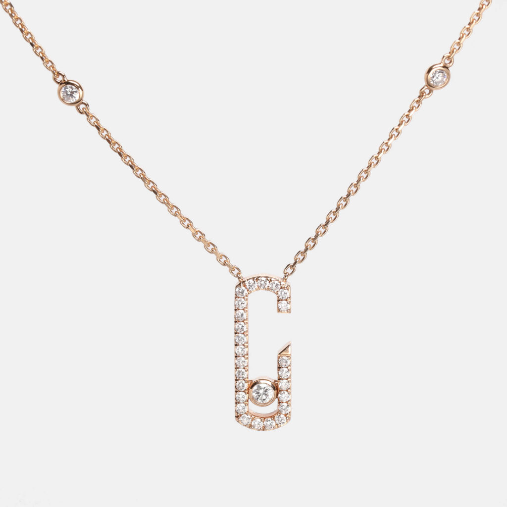Messika by Gigi Hadid Move Addiction Diamond 18k Rose Gold Necklace Messika by Gigi Hadid Move Addiction Diamond 18k Rose Gold Necklace