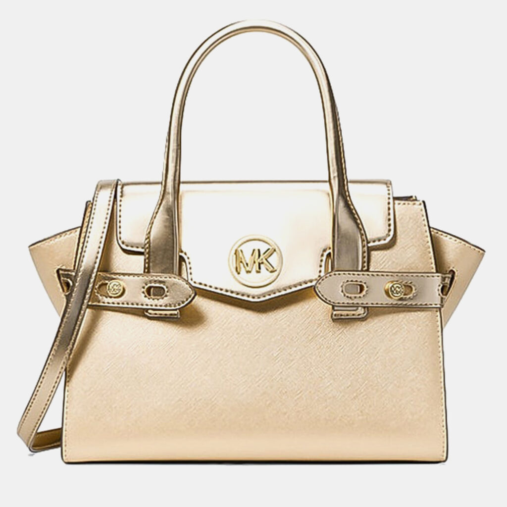 Michael Kors Gold Leather Tote Bag Michael Kors Gold Leather Tote Bag