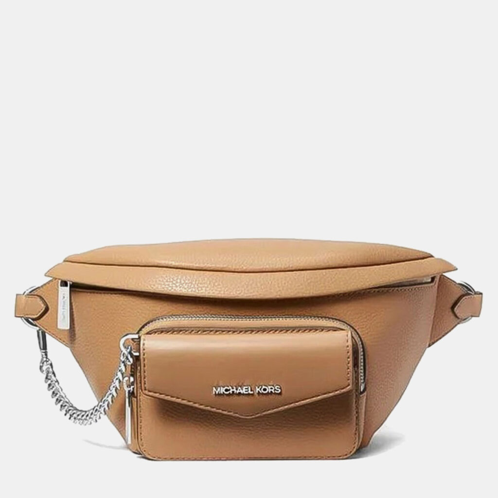 Michael Kors Brown Leather Crossbody Bag