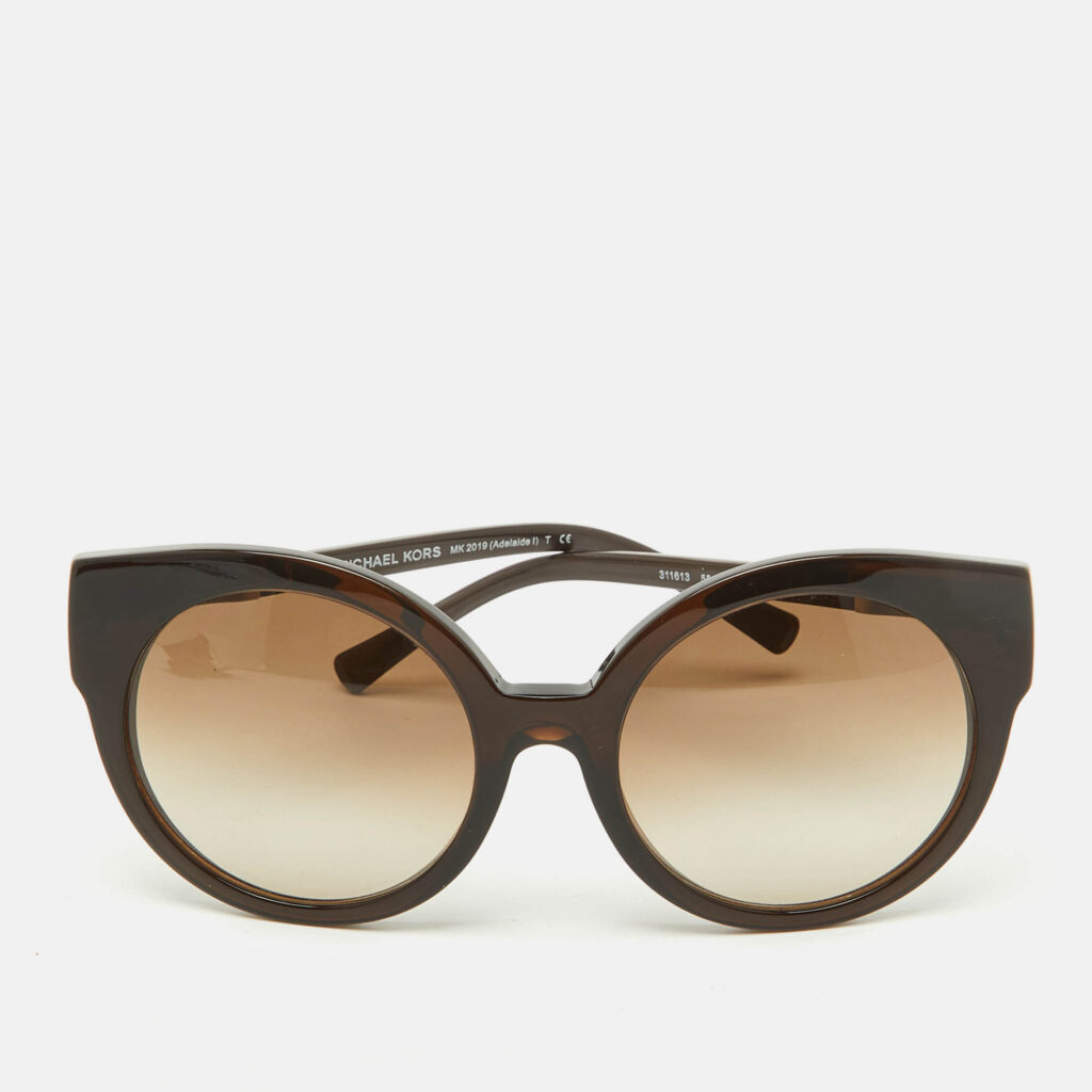 Michael Kors Dark Brown Gradient 311613 Adelaide Frame Cat Eye Sunglasses Michael Kors Dark Brown Gradient 311613 Adelaide Frame Cat Eye Sunglasses