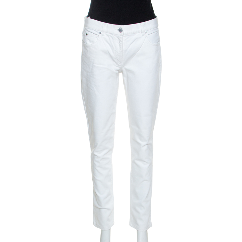 Michael Kors White Denim Straight Fit Jeans M Michael Kors White Denim Straight Fit Jeans M