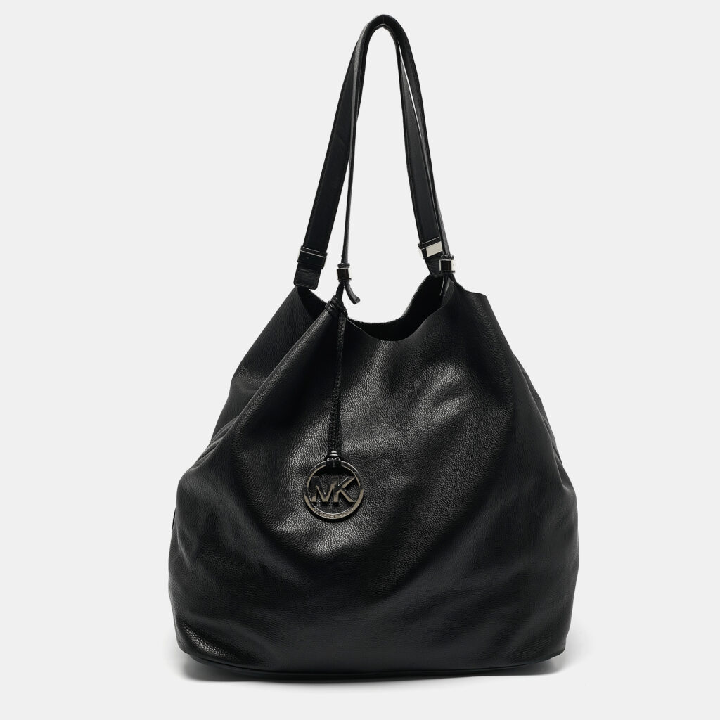Michael Kors Black Leather Colgate Grab Shoulder Bag Michael Kors Black Leather Colgate Grab Shoulder Bag