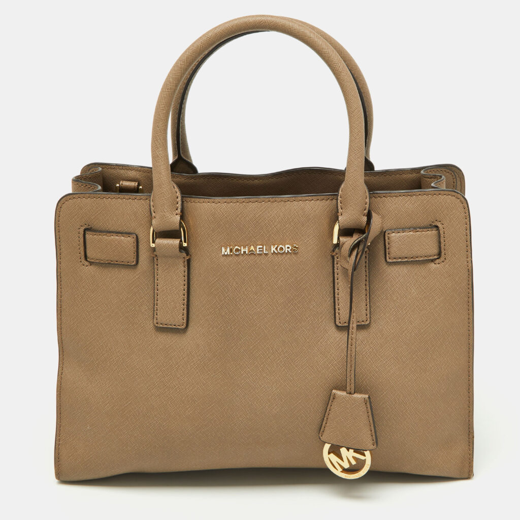 Michael Kors Beige Leather Hamilton East West Tote Michael Kors Beige Leather Hamilton East West Tote