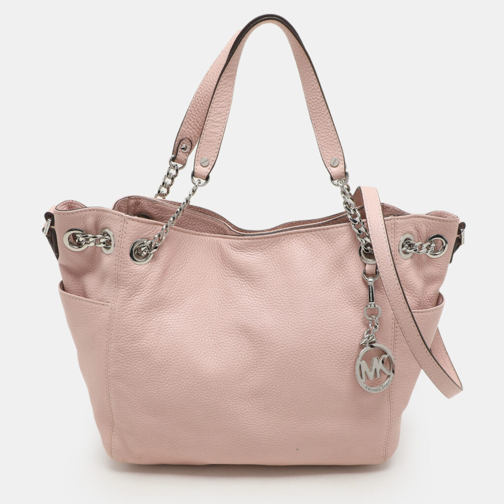 MICHAEL Michael Kors Pink Leather Jet Set Chain Satchel