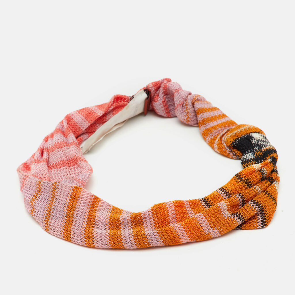 Missoni Multicolor Striped Knit Headband Missoni Multicolor Striped Knit Headband
