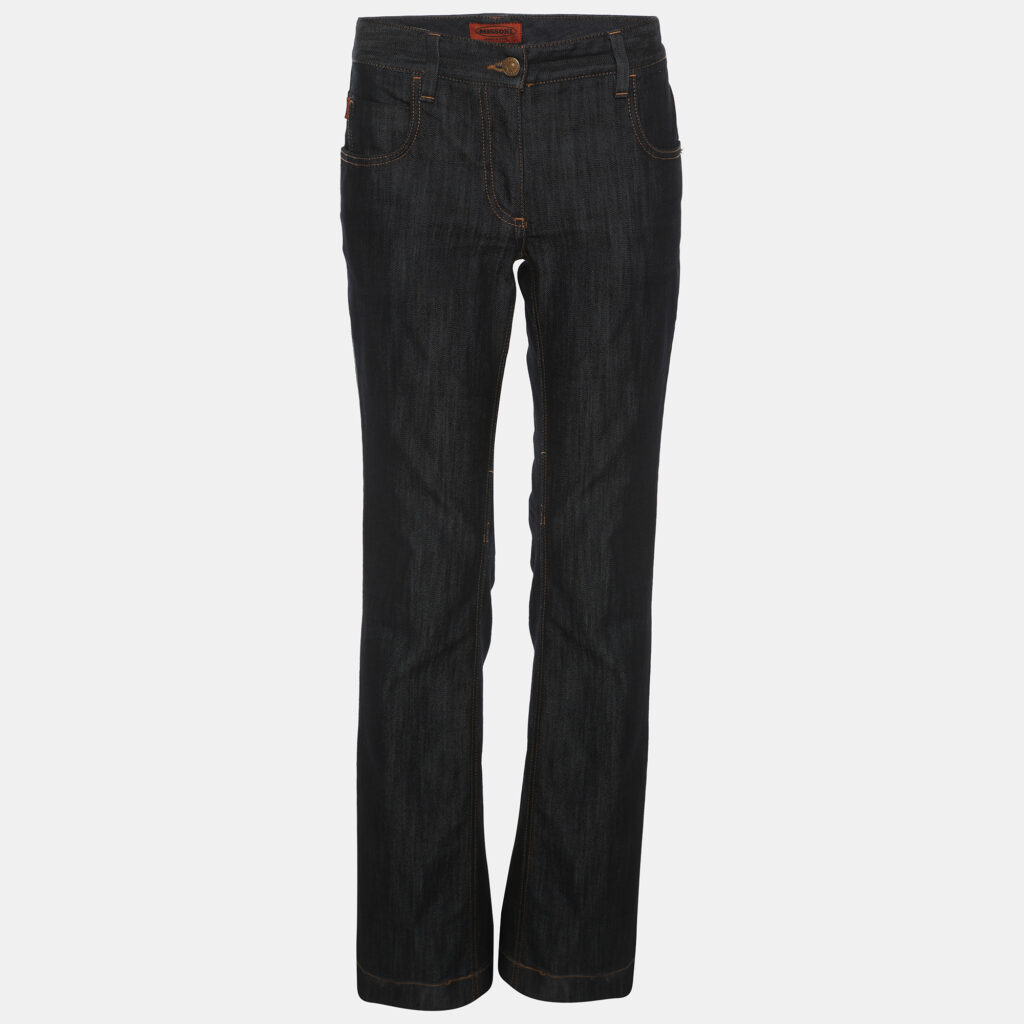 Missoni Indigo Denim Flared Pants M Missoni Indigo Denim Flared Pants M