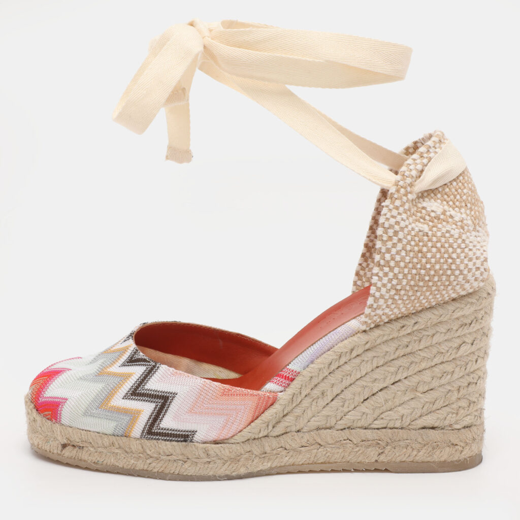 Missoni Multicolor Fabric Eva Wave Espadrilles Wedge Sandals Size 38 Missoni Multicolor Fabric Eva Wave Espadrilles Wedge Sandals Size 38