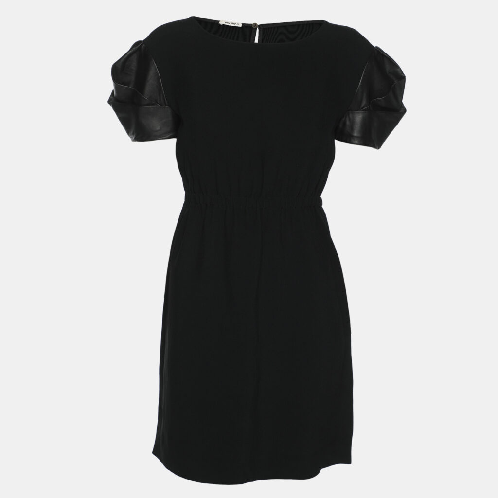 Miu Miu Black Crepe Dress XS Miu Miu Black Crepe Dress XS