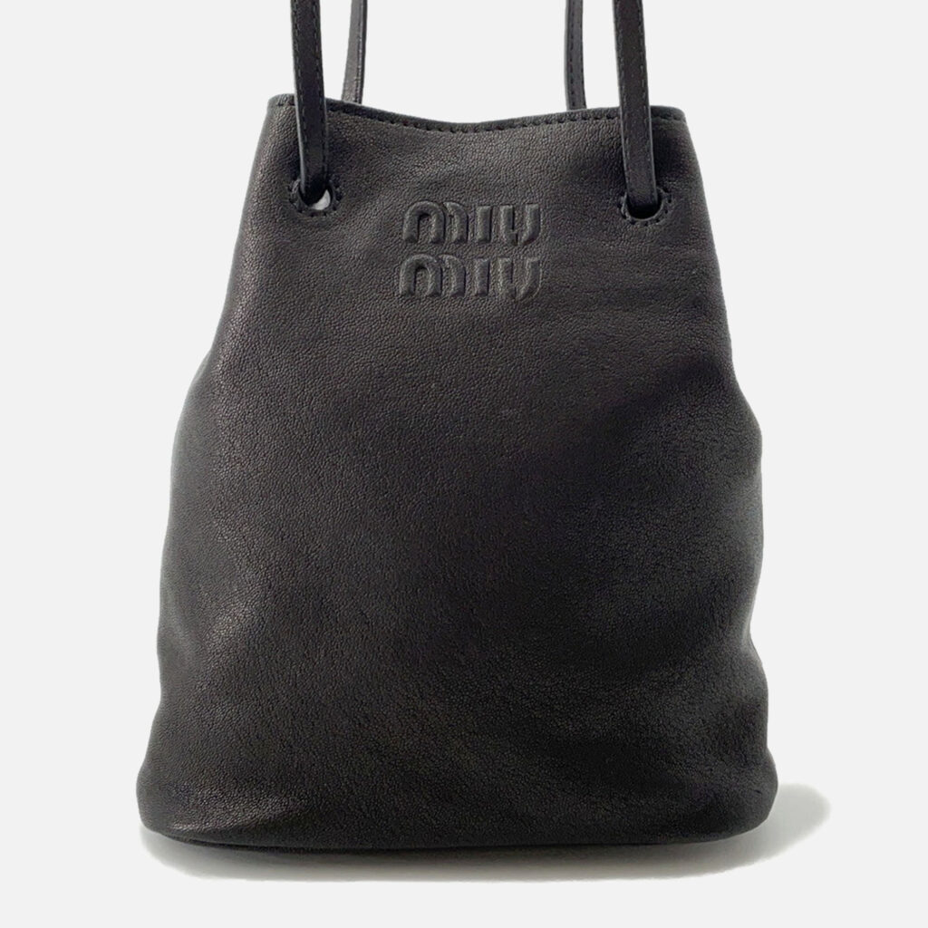 Miumiu Mini Bag Black Leather
