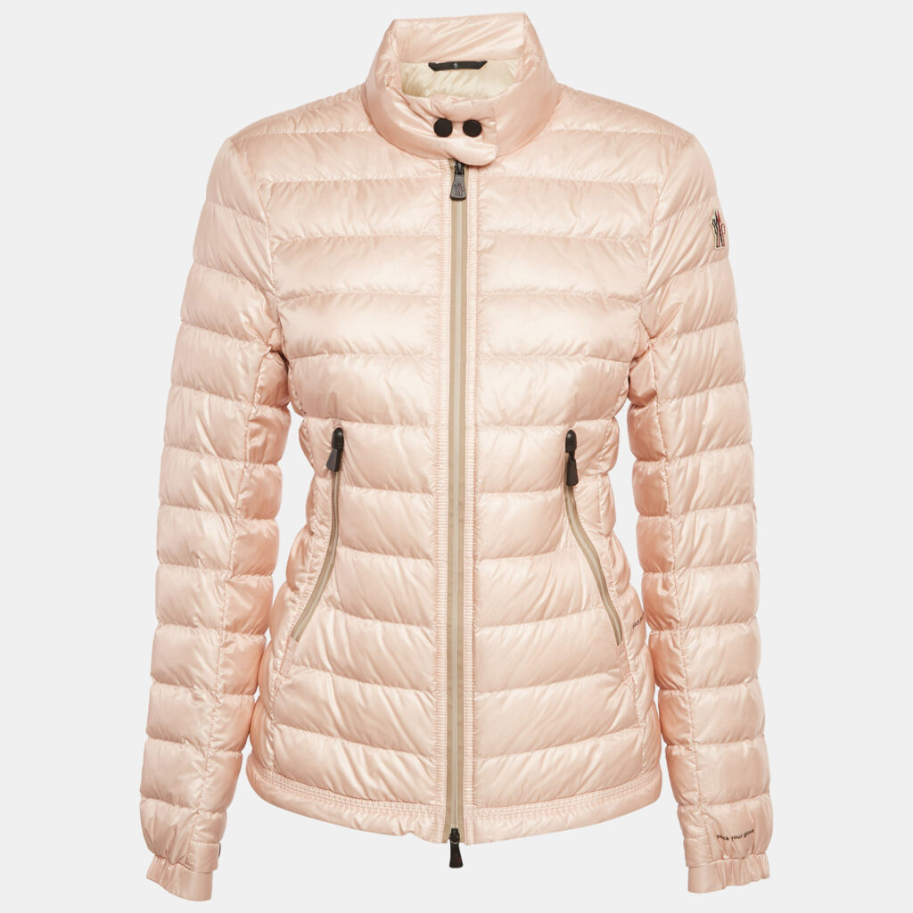 Moncler Grenoble Light Orange Nylon DAY-NAMIC Down Jacket S Moncler Grenoble Light Orange Nylon DAY-NAMIC Down Jacket S