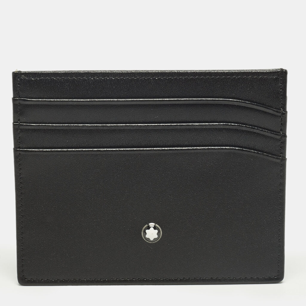 Montblanc Meisterstuck Black Leather Card Holder