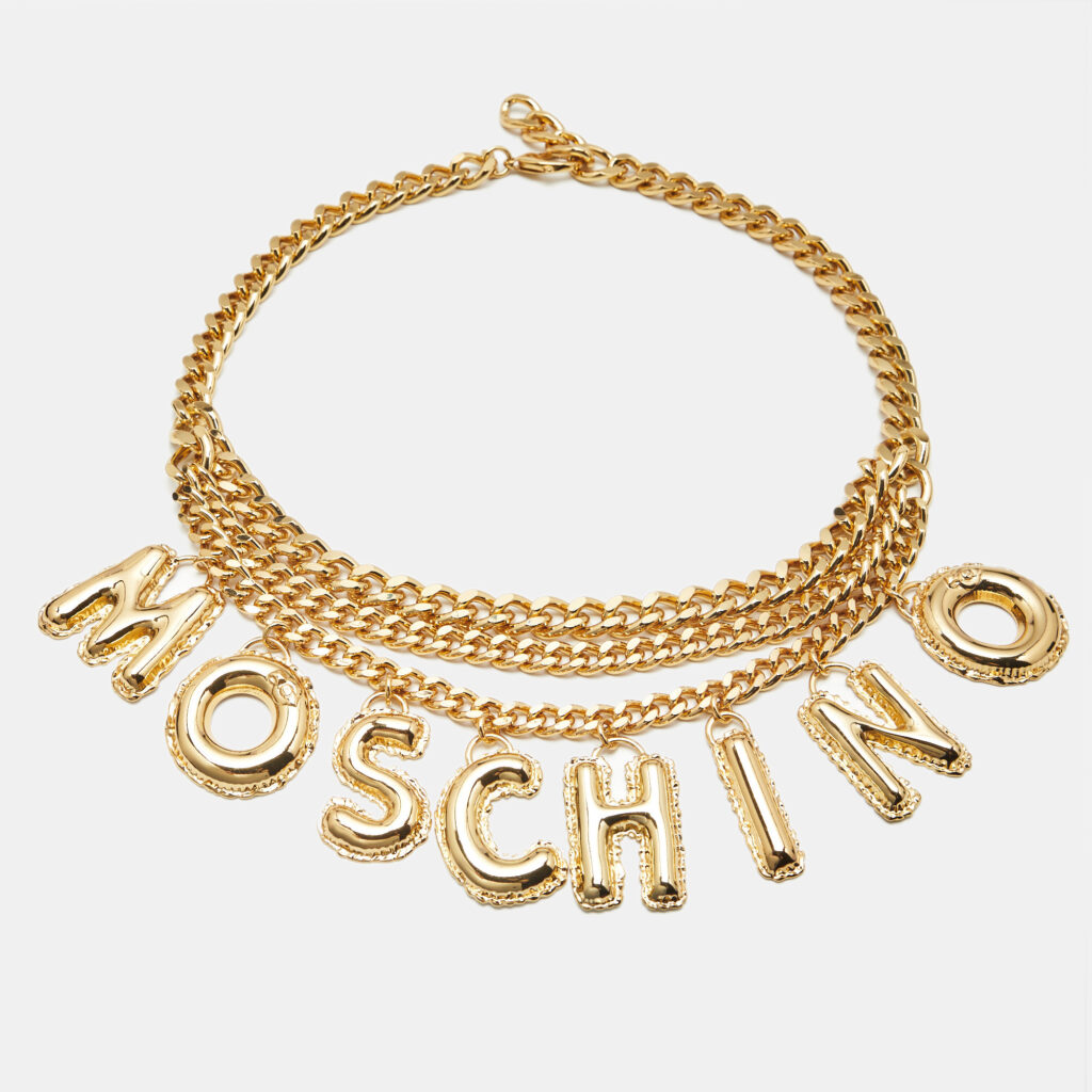 Moschino Chain Gold Tone Belt Moschino Chain Gold Tone Belt