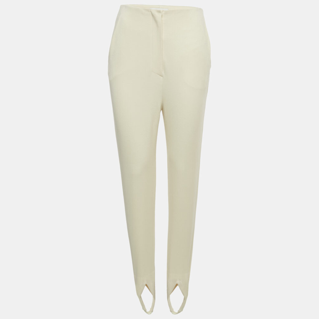luxury-women-nanushka-used-clothes-p1223772-001-1.jpg Nanushka Cream Jersey Darby Stirrup Leggings XS