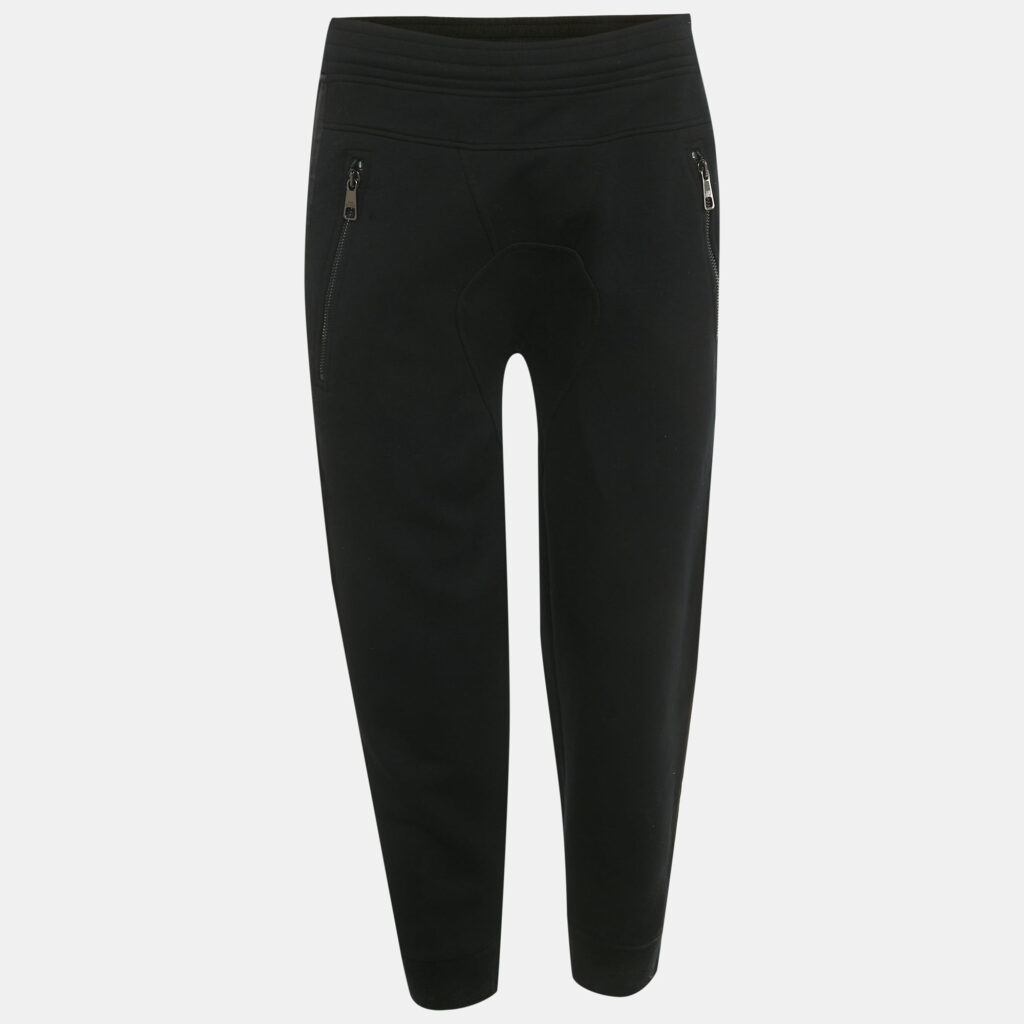 Neil Barrett Black Jersey Skinny Fit Joggers S