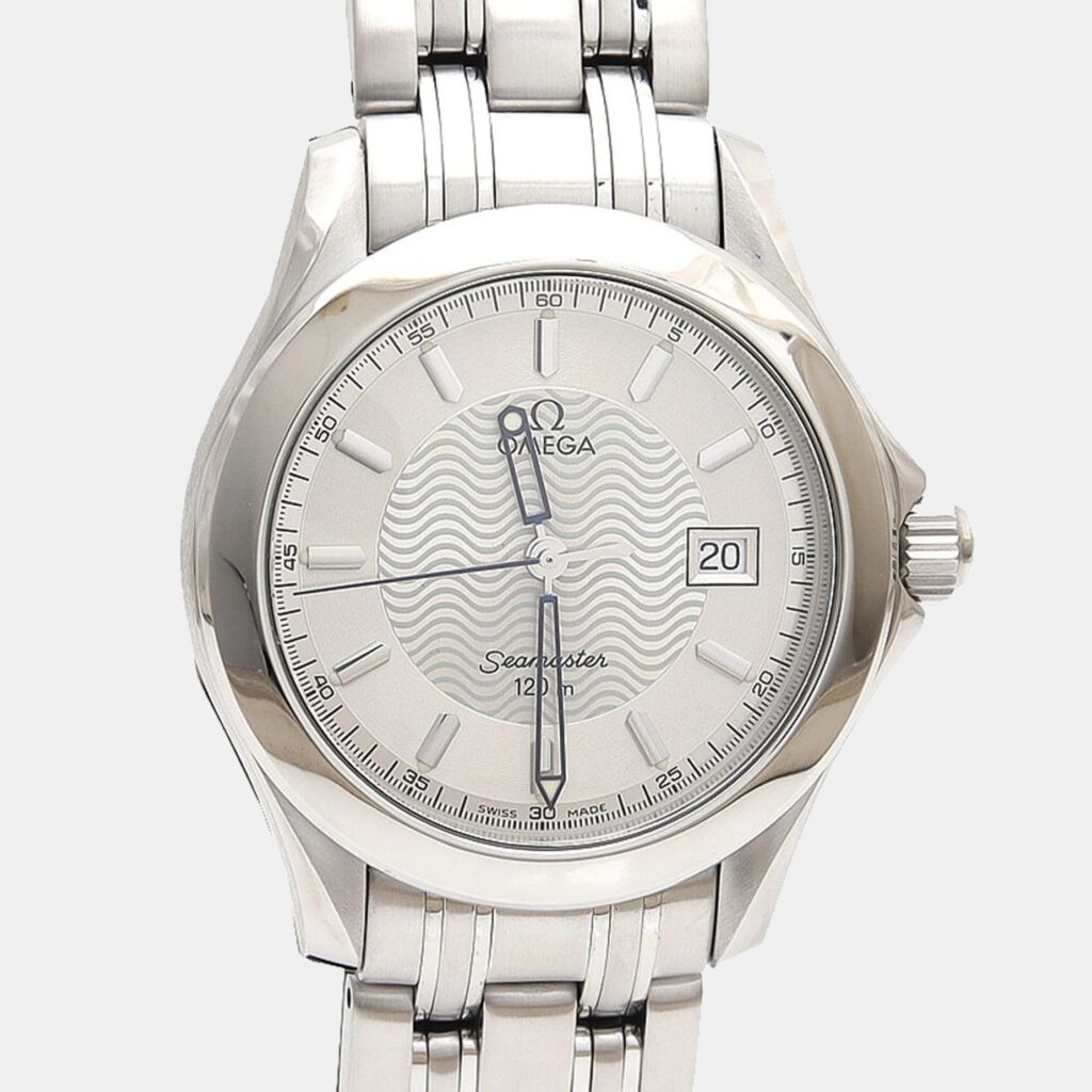 Omega Seamaster Quartz Stainless Steel Mens Wristwatch 36 mm Omega Seamaster Quartz Stainless Steel Mens Wristwatch 36 mm
