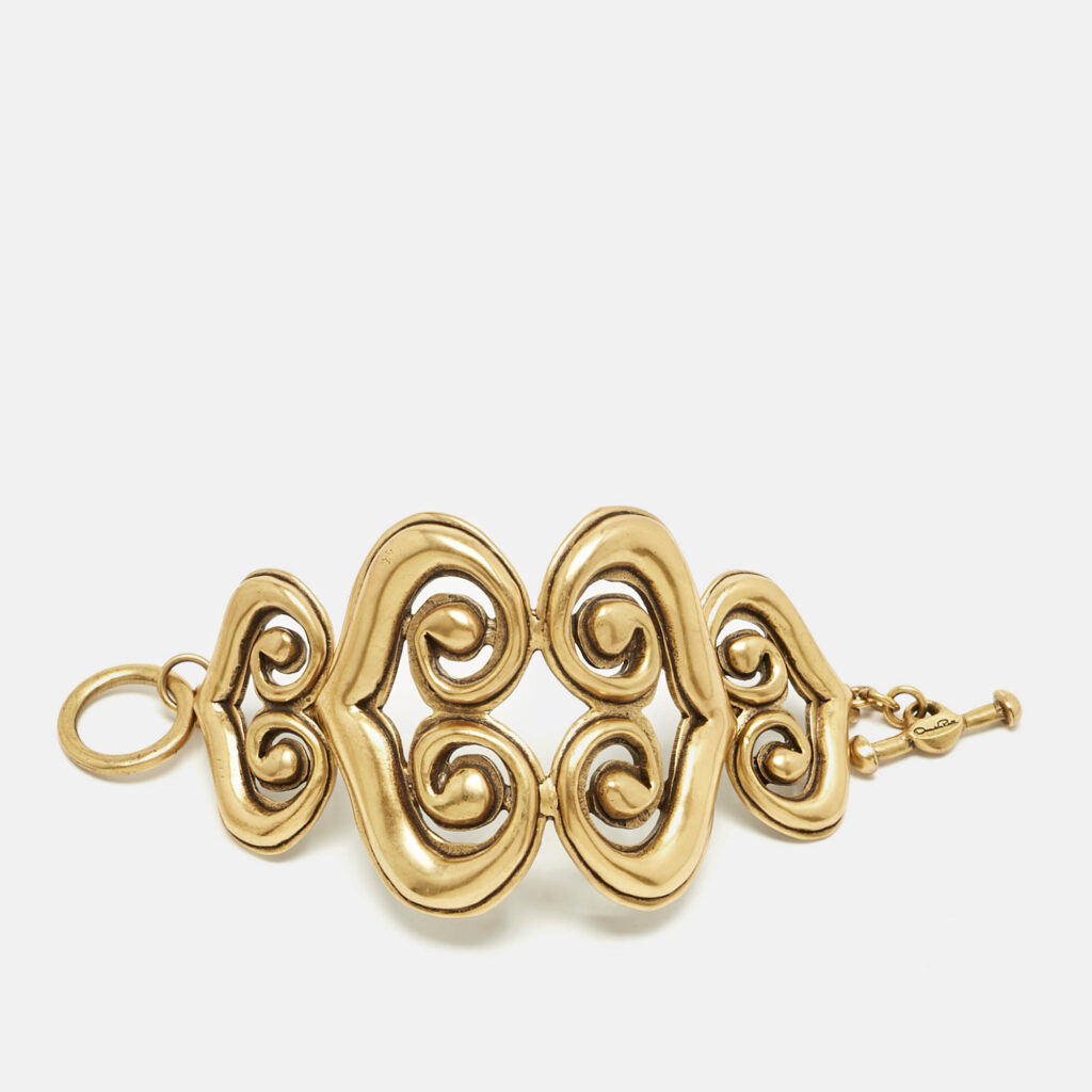 luxury-women-oscar-de-la-rentaslug-used-accessories-p1229445-002.jpg Oscar de la Renta Gold Tone Bracelet
