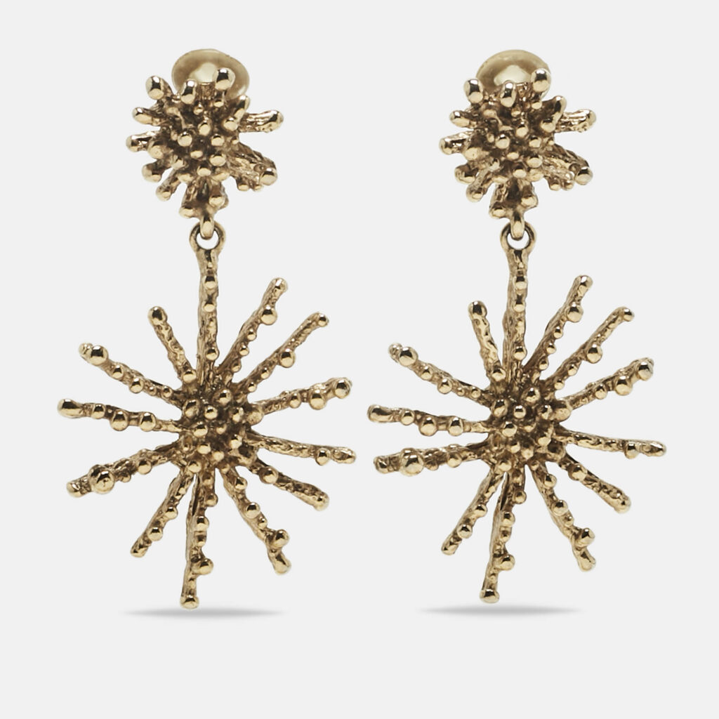 Oscar de la Renta Gold Tone Earrings Oscar de la Renta Gold Tone Earrings