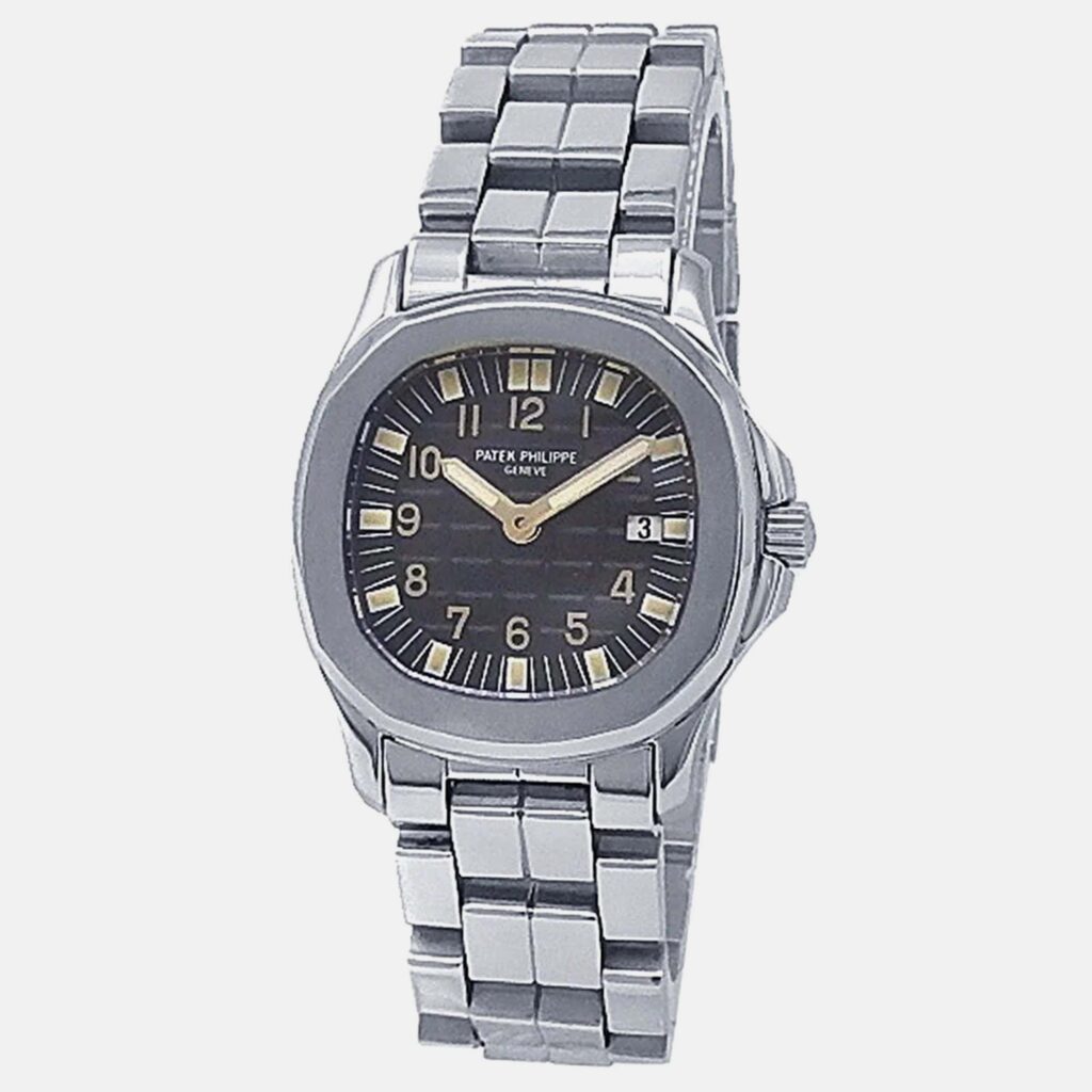 Patek Philippe Aquanaut 4960/1A-001 Quartz Black Dial Stainless Steel Women's Wristwatch 30 mm Patek Philippe Aquanaut 4960/1A-001 Quartz Black Dial Stainless Steel Women's Wristwatch 30 mm