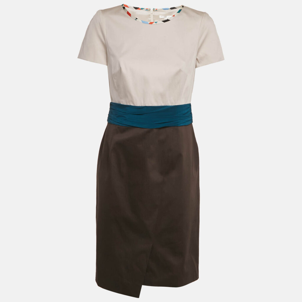 Paule Ka Multicolor Cotton Short Dress M Paule Ka Multicolor Cotton Short Dress M