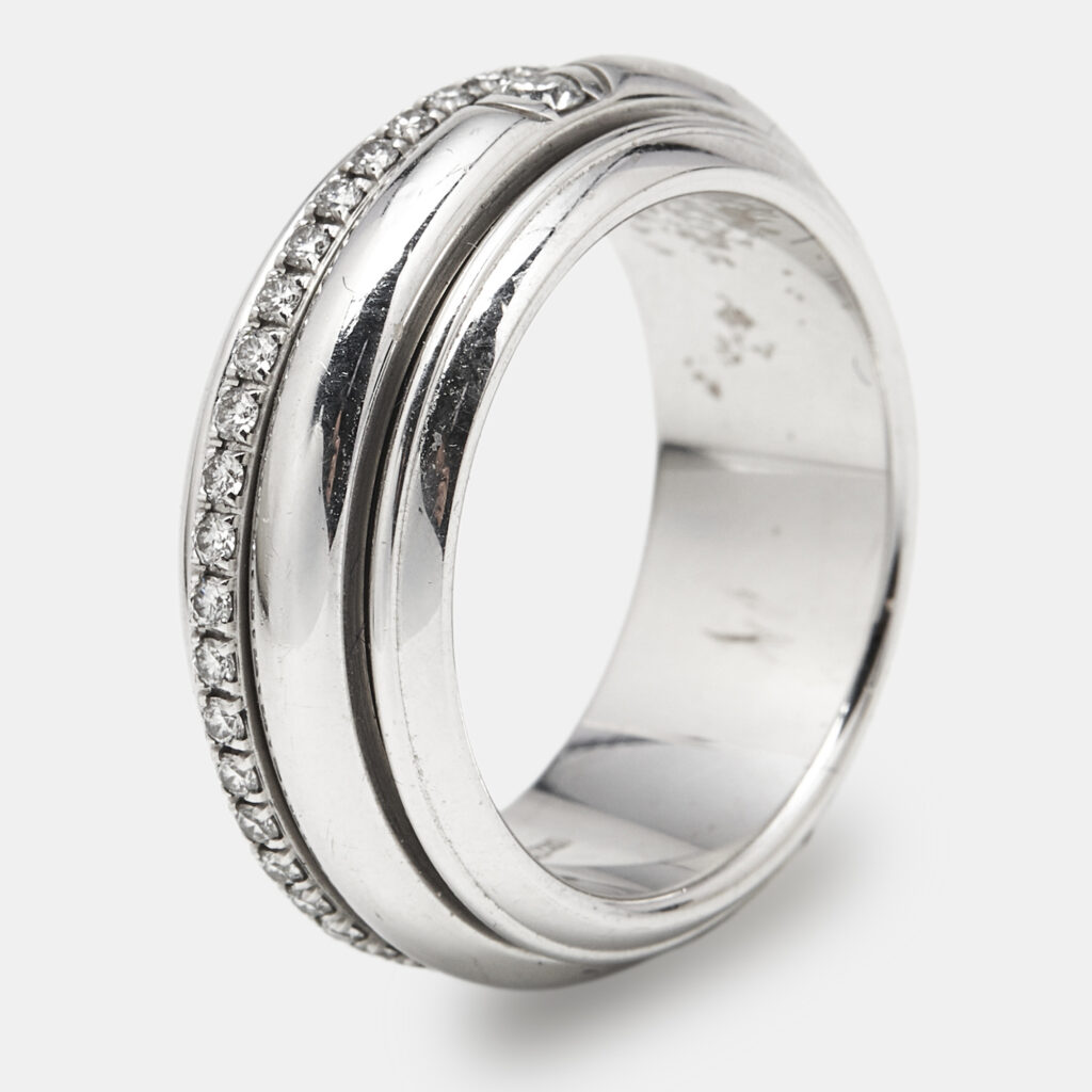 Piaget Possession Diamonds 18k White Gold Ring Size 54 Piaget Possession Diamonds 18k White Gold Ring Size 54