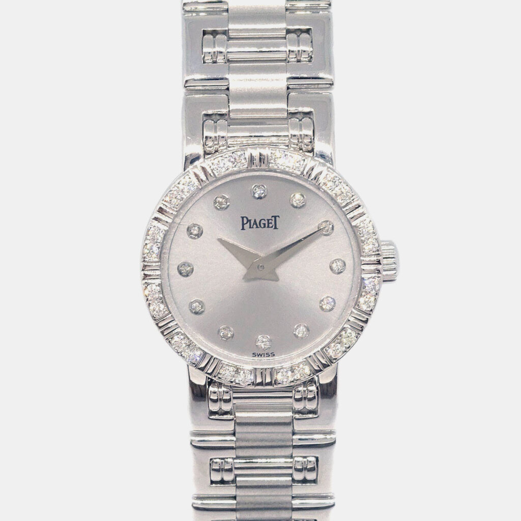 Piaget Dancer 5964AK81 Quartz Silver 18k White Gold Women's Wristwatch 19 mm Piaget Dancer 5964AK81 Quartz Silver 18k White Gold Women's Wristwatch 19 mm