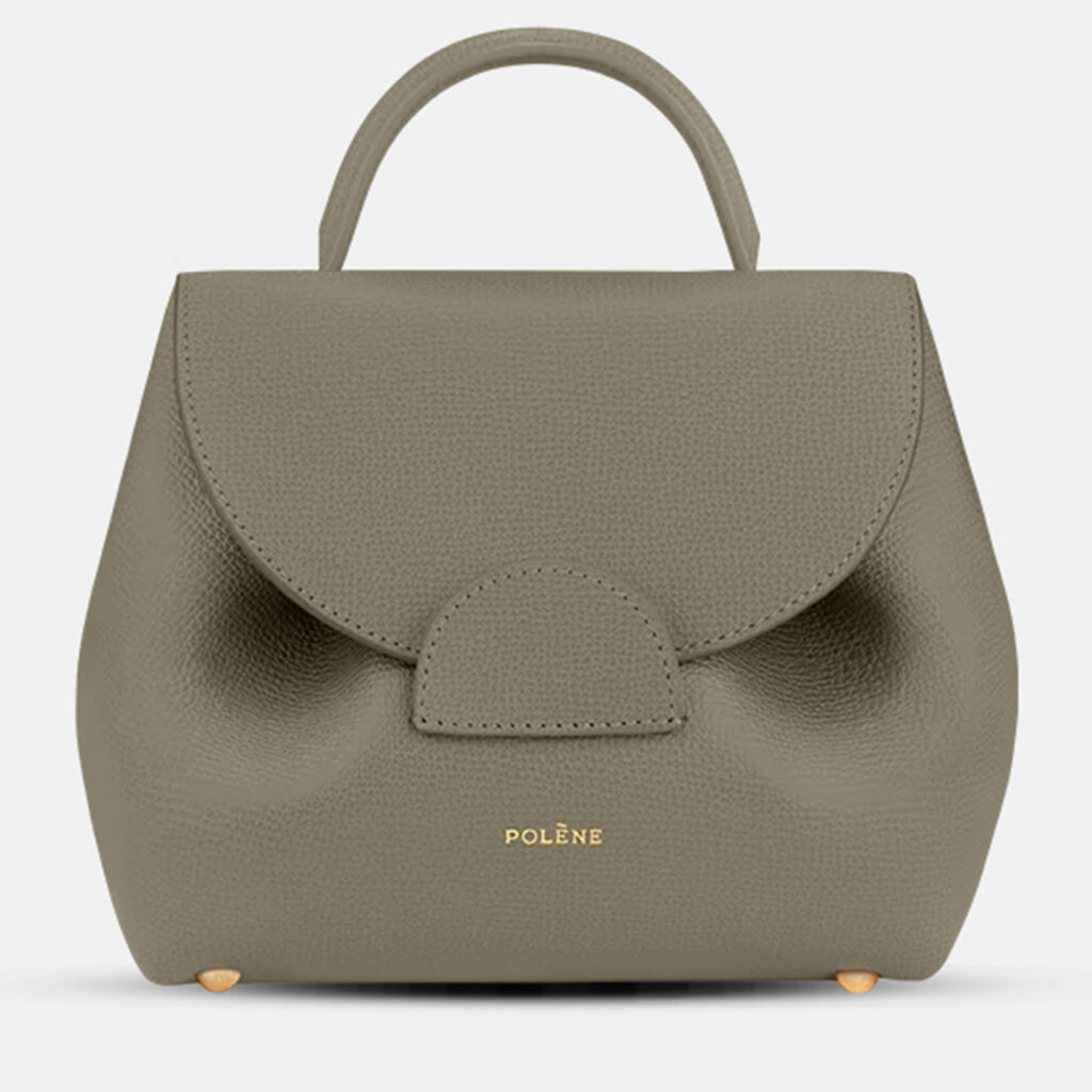 Polene Numero-un-nano Edition Olivier Graine Calfskin Handbag Polene Numero-un-nano Edition Olivier Graine Calfskin Handbag