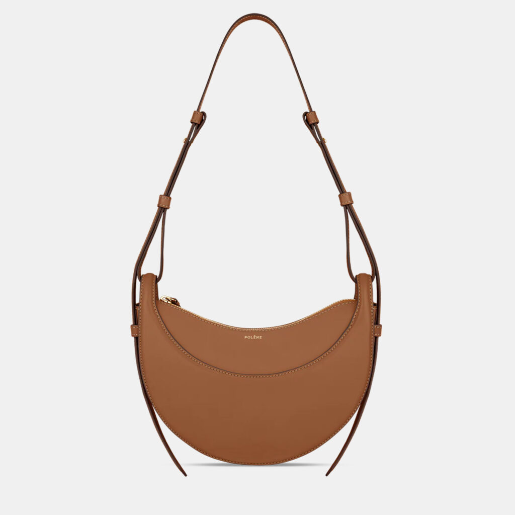 Polene Numero-Dix Smooth Camel Edition Calfskin Handbag