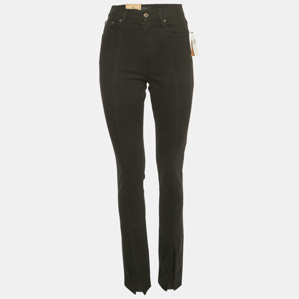 Polo Ralph Lauren Black Denim The Straight Jeans S Waist 26"