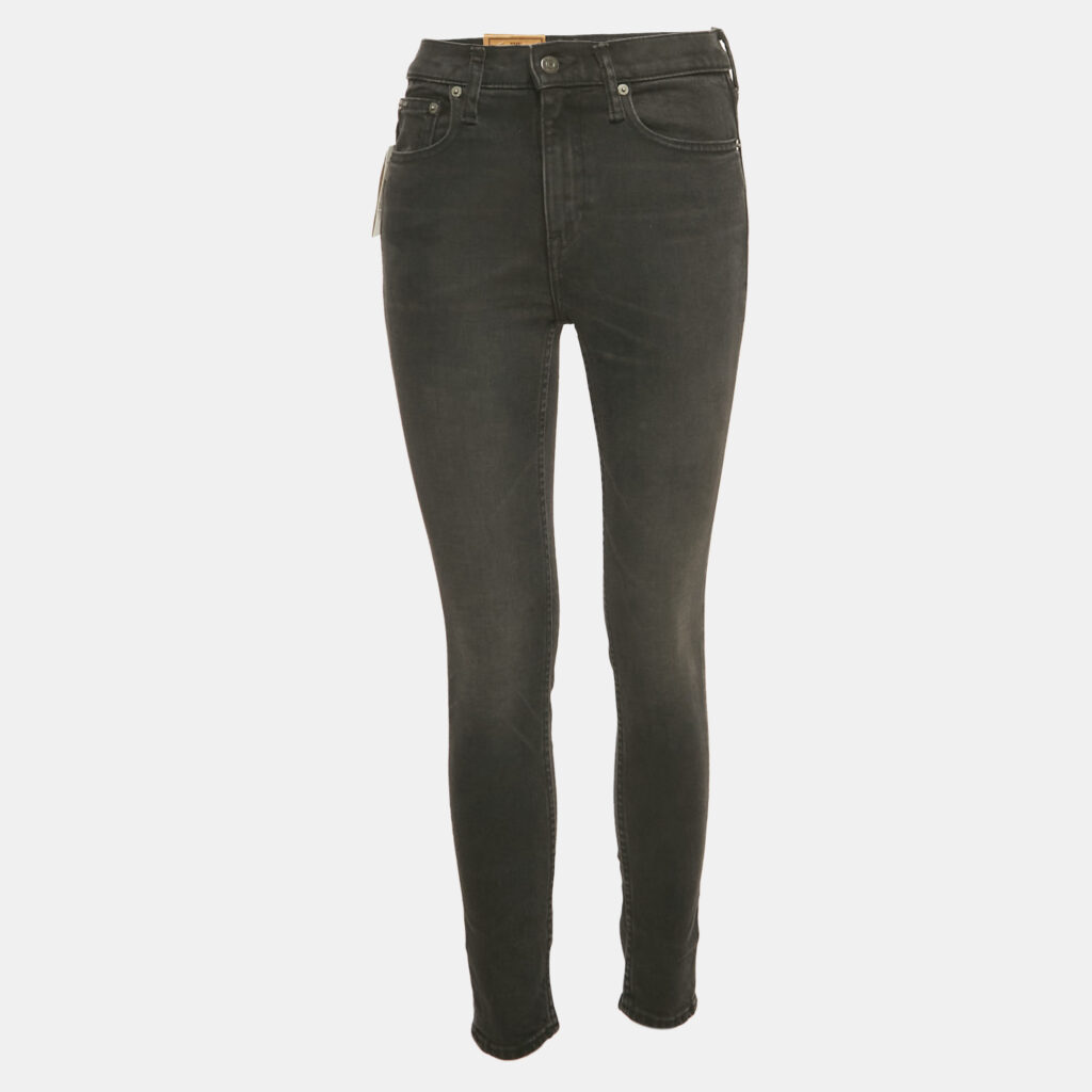 Polo Ralph Lauren Black Denim Tompkins Skinny High Rise Ankle Jeans S Waist 26" Polo Ralph Lauren Black Denim Tompkins Skinny High Rise Ankle Jeans S Waist 26"