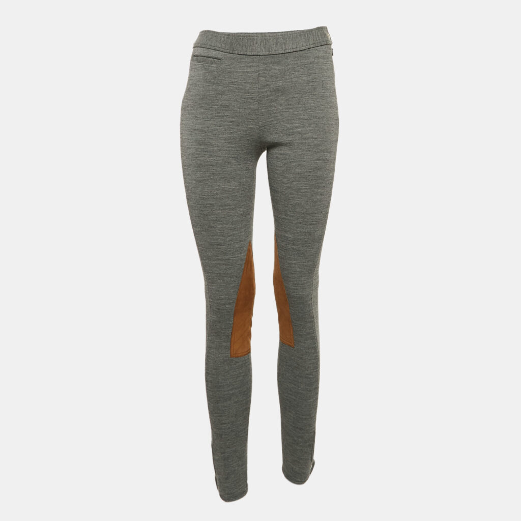 Polo Ralph Lauren Grey Wool Blend Knit Breeches Pants S Polo Ralph Lauren Grey Wool Blend Knit Breeches Pants S