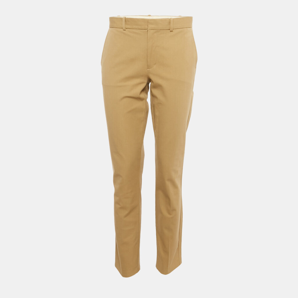Polo Ralph Lauren Beige Stretch Cotton Trousers M Polo Ralph Lauren Beige Stretch Cotton Trousers M