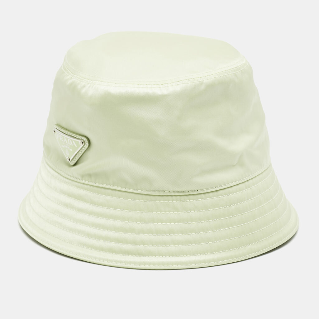 Prada Mint Green Re-Nylon Bucket Hat M