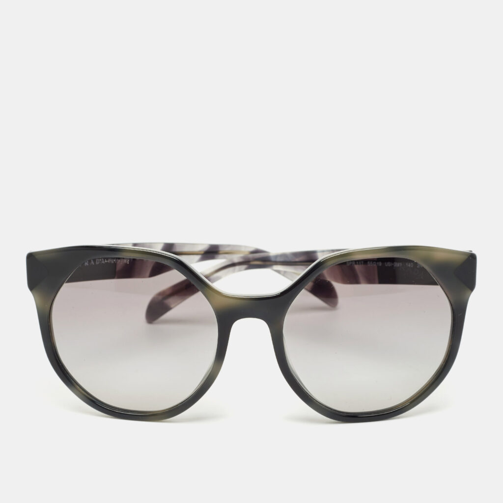 Prada Black/Grey Gradient SPR11T Cat Eye Sunglasses Prada Black/Grey Gradient SPR11T Cat Eye Sunglasses